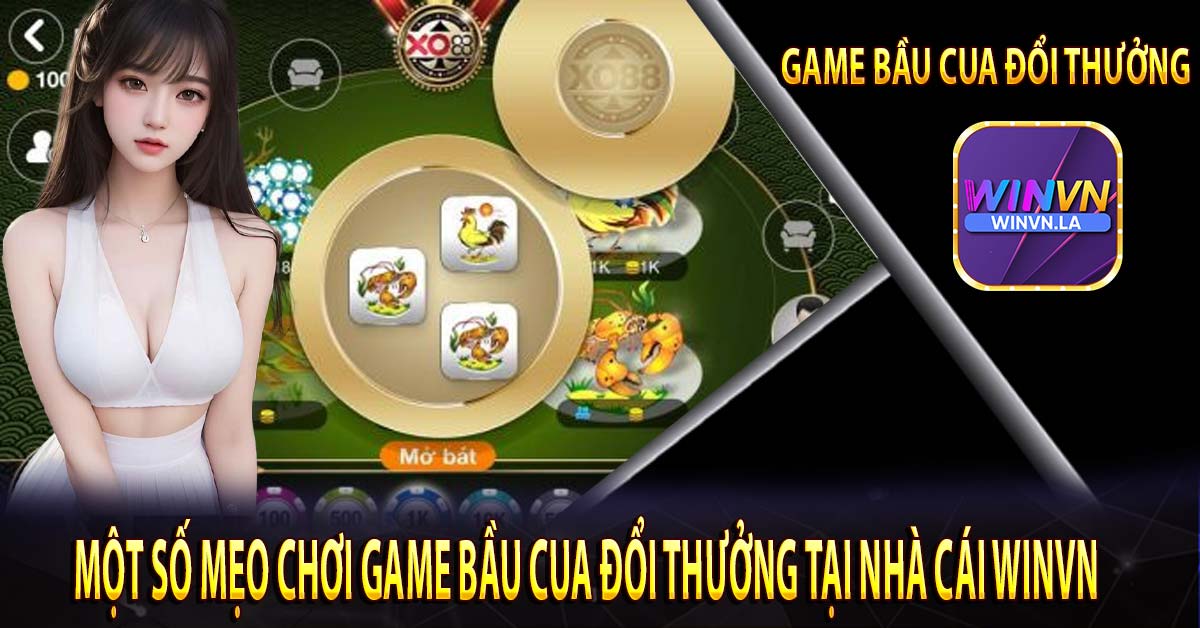 Một số mẹo chơi game bầu cua đổi thưởng tại nhà cái Winvn